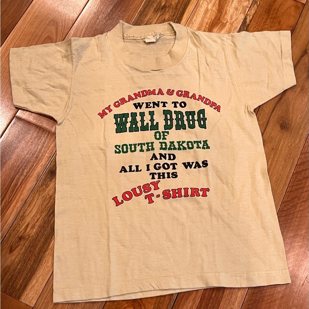 Vintage Kids Screen Stars Wall Drug T Shirt - Single Stitch